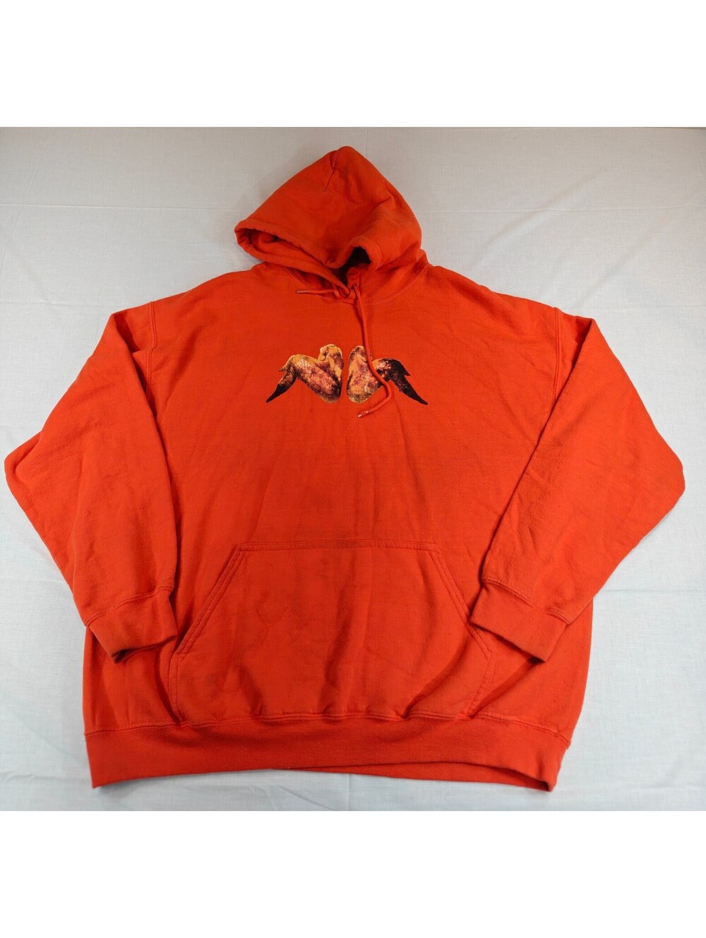 Anti Social Social Club ASSC Orange Dove Graphic Hoodie Men’s XL Made in USA